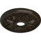 Ekena Millwork Edinburgh Ceiling Medallion (Canopies up to 5 1/8"), 18 1/8"OD x 3 1/2"ID x 2 3/4"P, Stone Hearth CM18ED1SHF - alternate 2